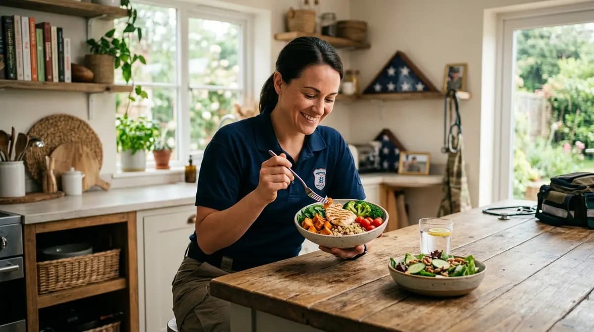 Suivi des calories pour les militaires et les premiers intervenants