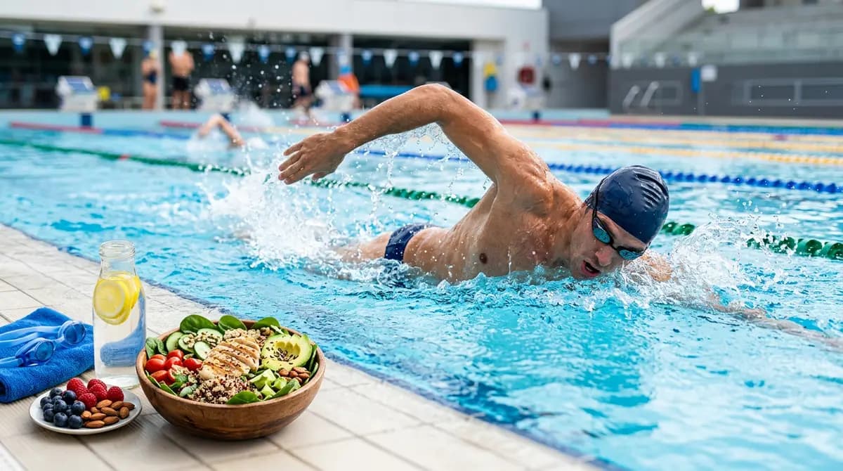 Suivi des calories pour la natation