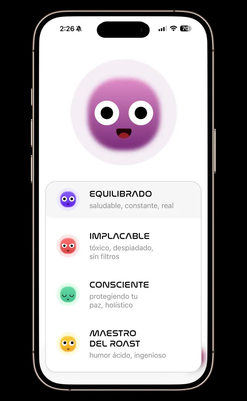 GAYA — Entrenador de voz de IA privado 1 a 1 que revisa tus datos nutricionales reales y brinda comentarios personalizados. Cuatro personalidades de entrenador para adaptarse a tu estilo de motivación.