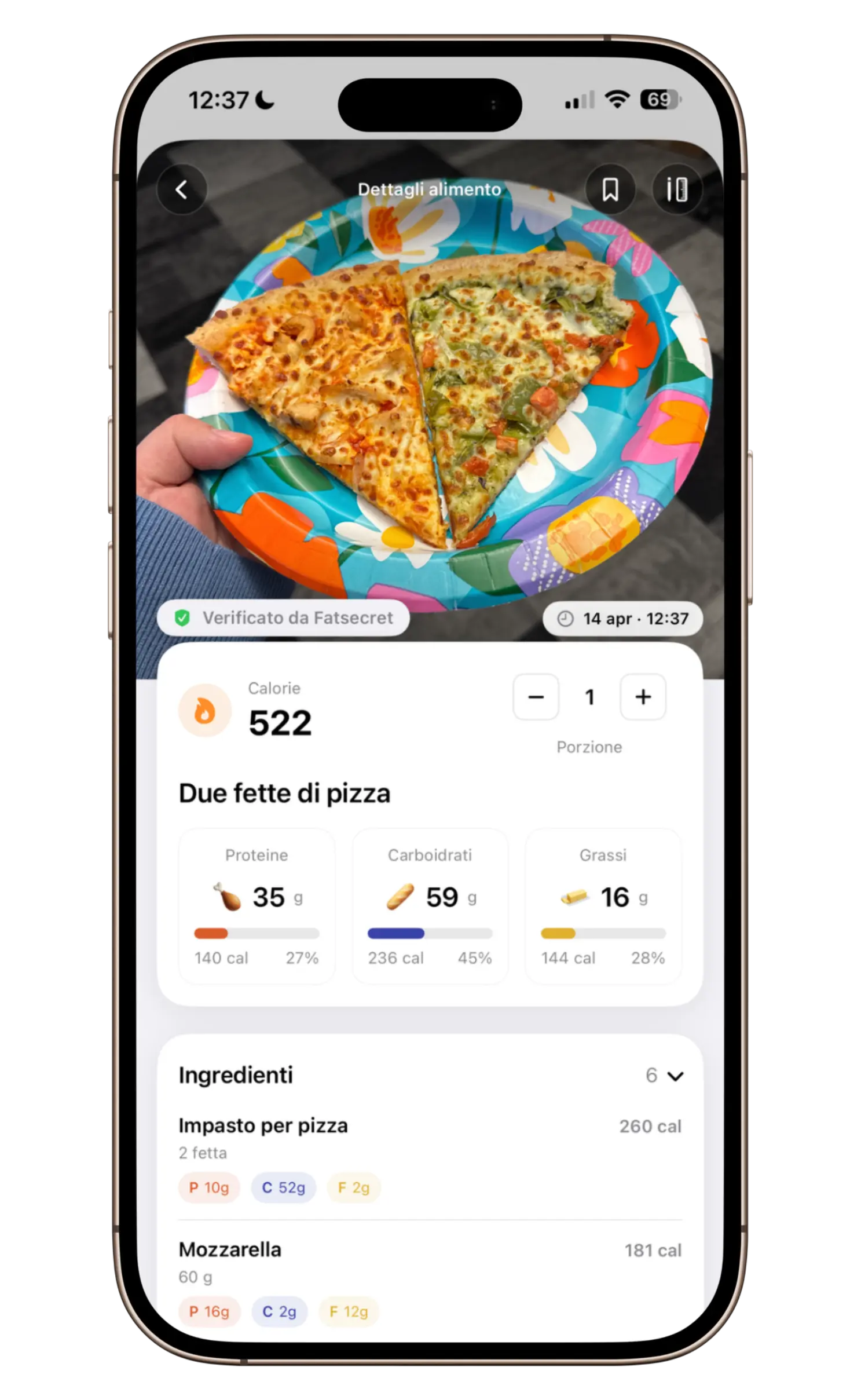 Tracciamento del cibo tramite foto con GAYA