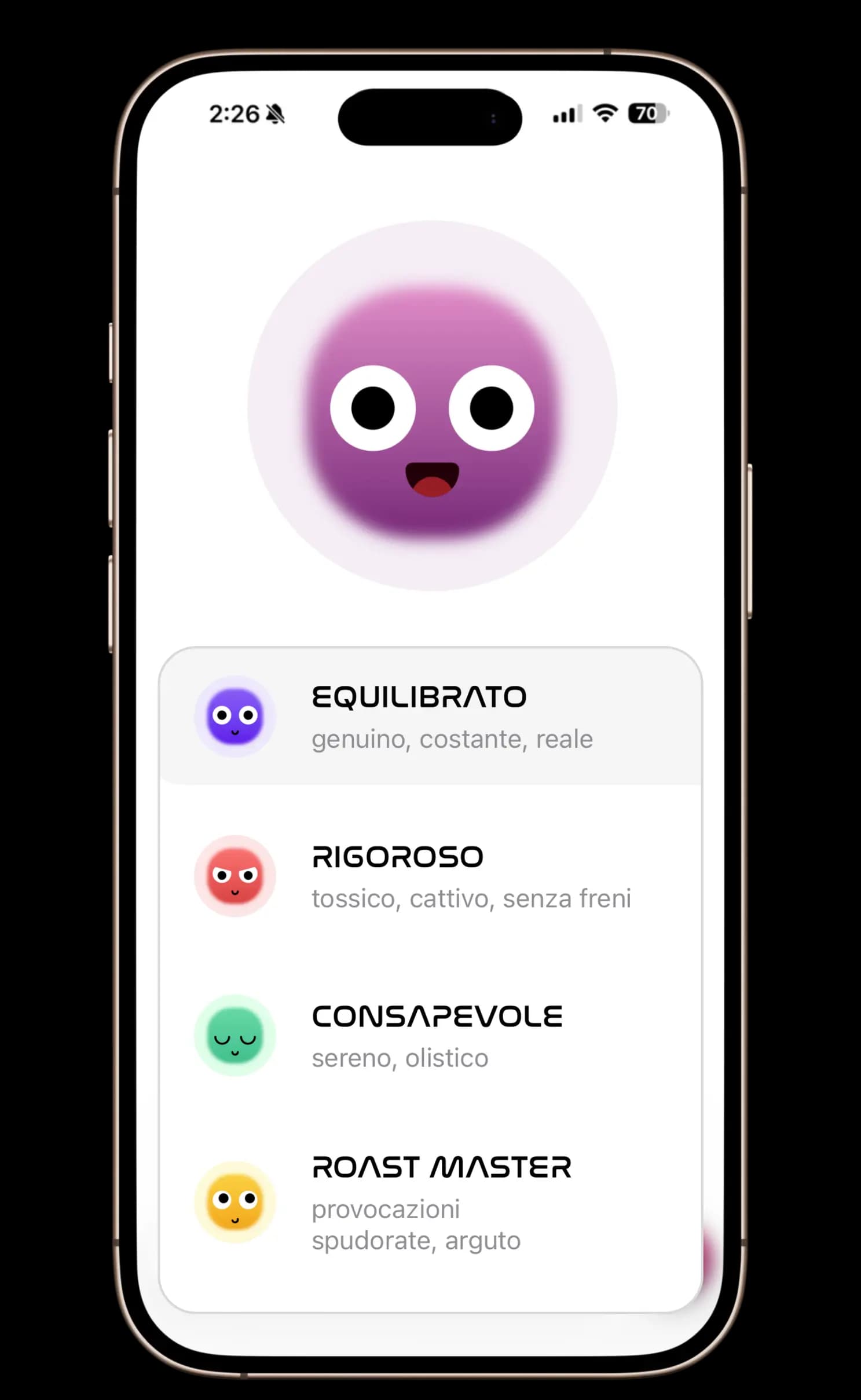 Interfaccia vocale del coach nutrizionale per consigli dietetici personalizzati