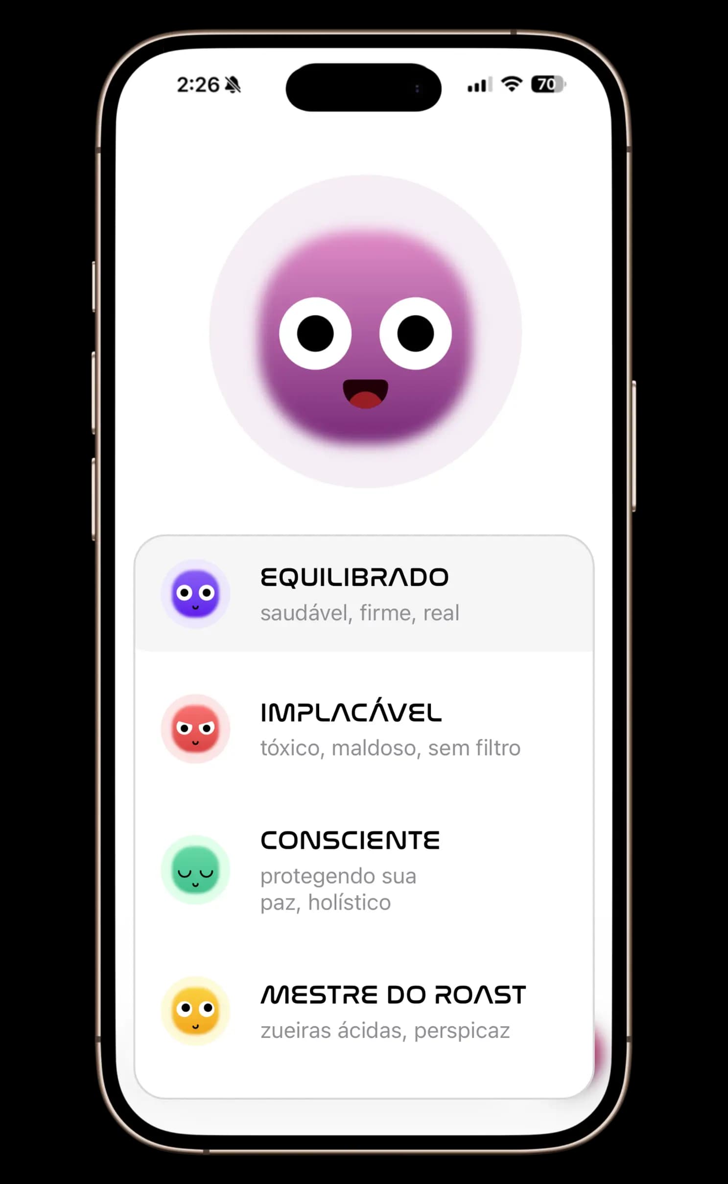 Interface de voz do coach de nutrição para conselhos dietéticos personalizados