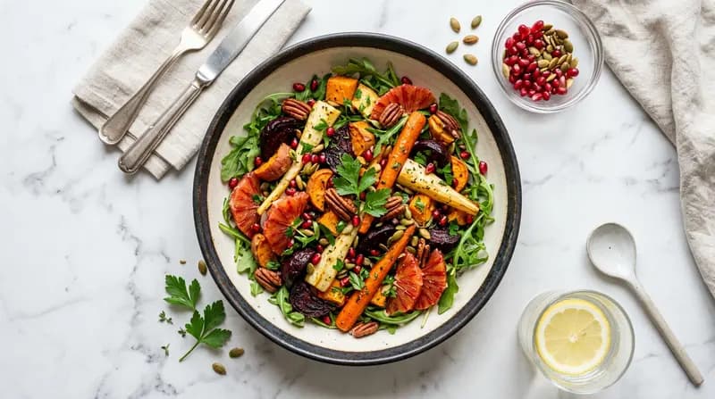 烤根莖類蔬菜沙拉