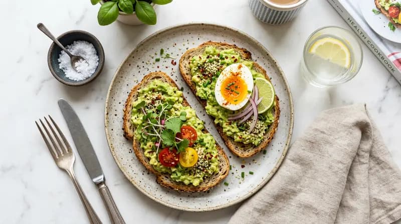 Avocado-Toast auf glutenfreiem Brot