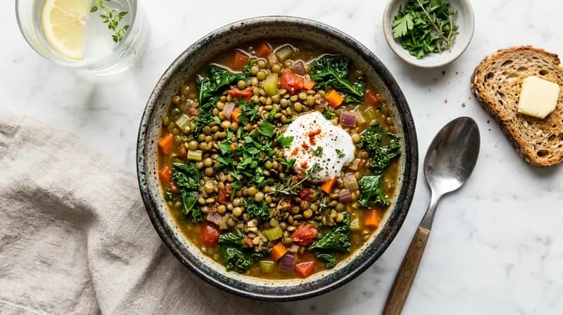 Linsen-Grünkohl-Eintopf