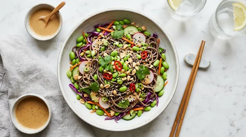 Edamame-Soba-Nudelsalat
