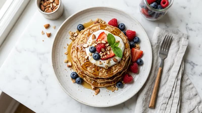 Pancake d'Avena con Proteine Whey