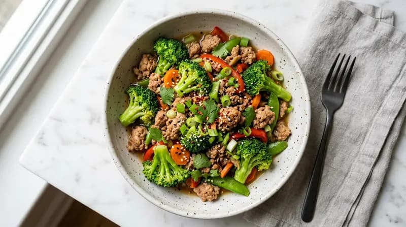 Sauté de Dinde Hachée Maigre et Brocoli