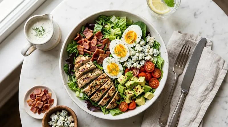 Cobb Salad mit Ranch-Dressing