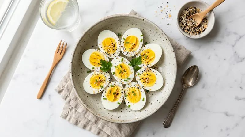 Uova Sode con Condimento 'Everything'