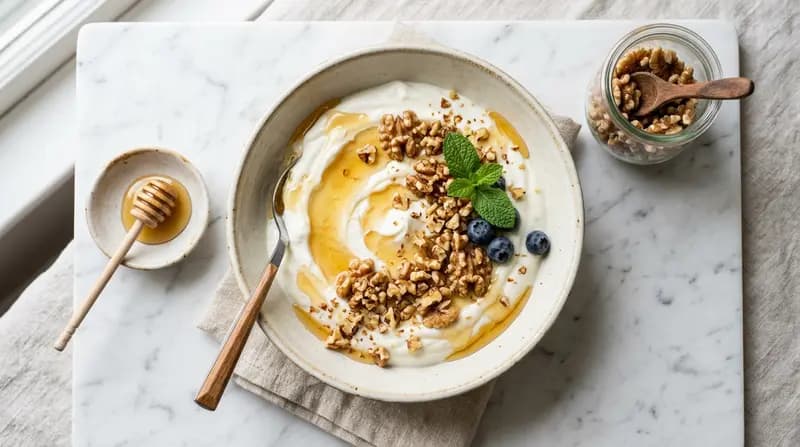 Yogurt Greco con Miele e Noci