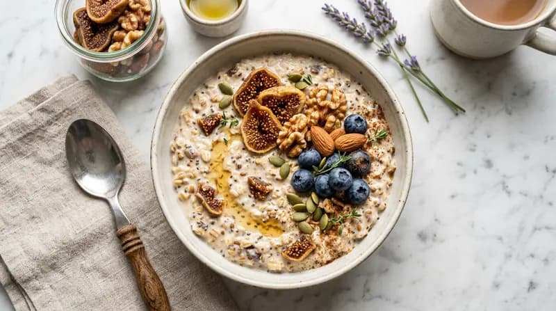 Overnight Oats con Fichi Secchi