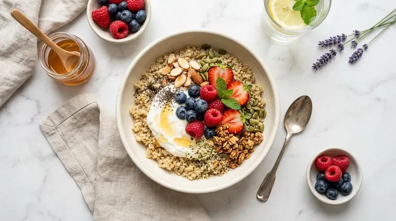 Bowl di Quinoa con Frutti di Bosco