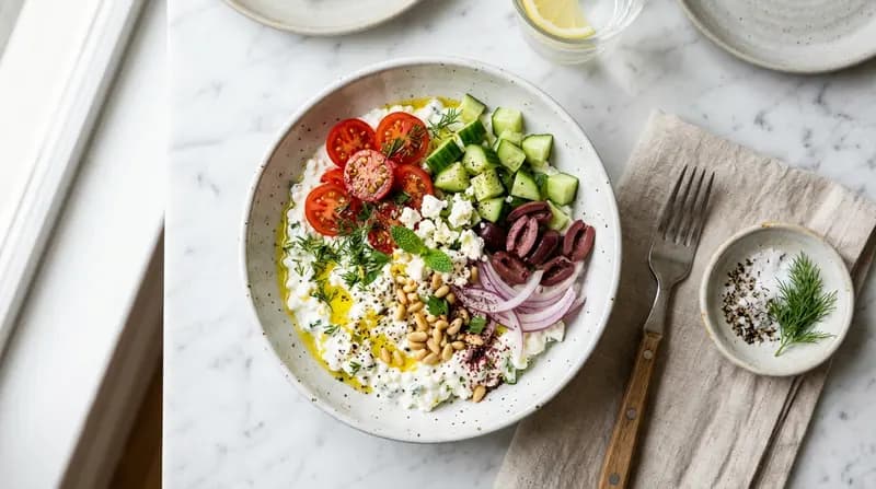 Bowl Salata di Fiocchi di Latte