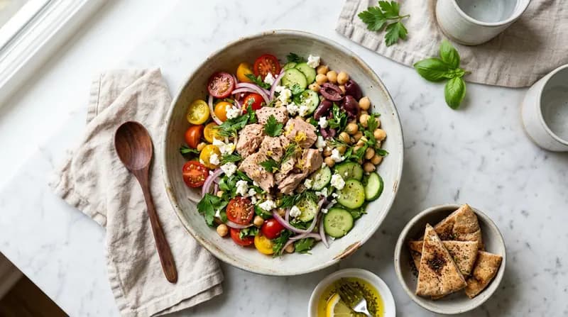 地中海鮪魚沙拉