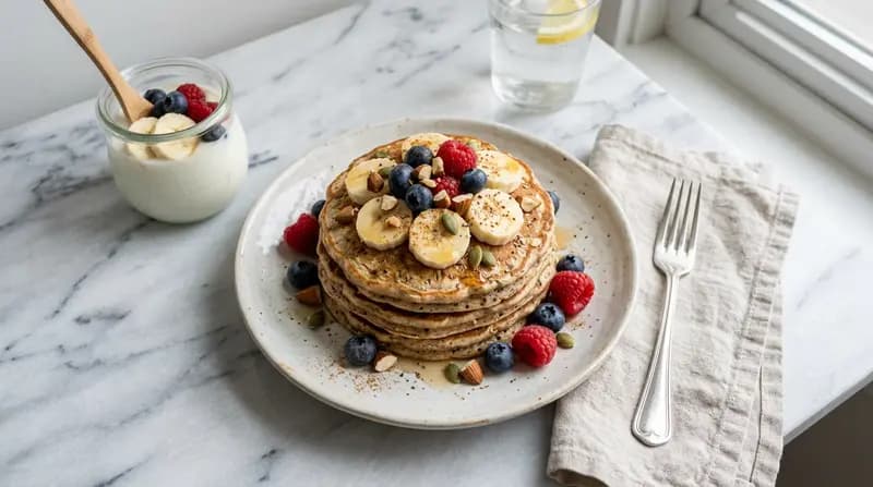 Protein-Pancakes mit Banane