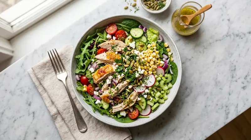 로티세리 치킨 샐러드