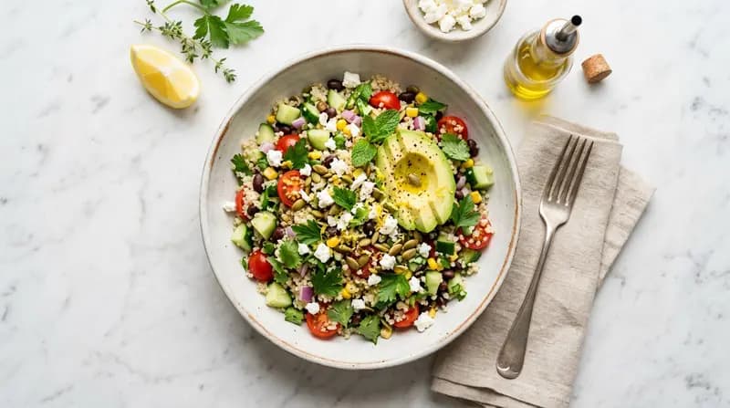 전자레인지 퀴노아 샐러드