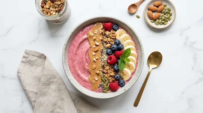 Smoothie Bowl com Manteiga de Oleaginosas