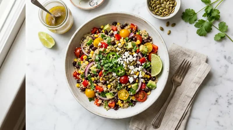 Insalata di Quinoa e Fagioli Neri