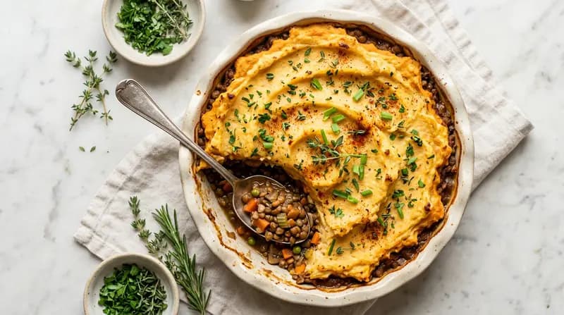 렌틸콩 셰퍼드 파이