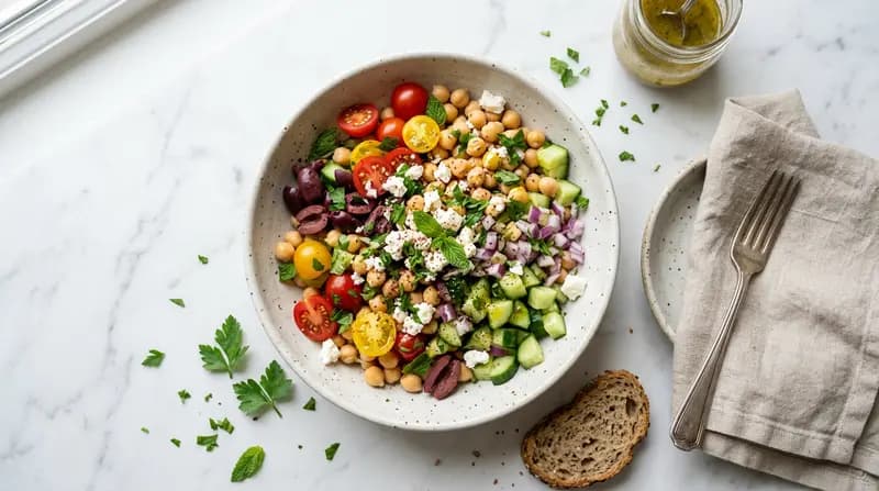 地中海鹰嘴豆沙拉