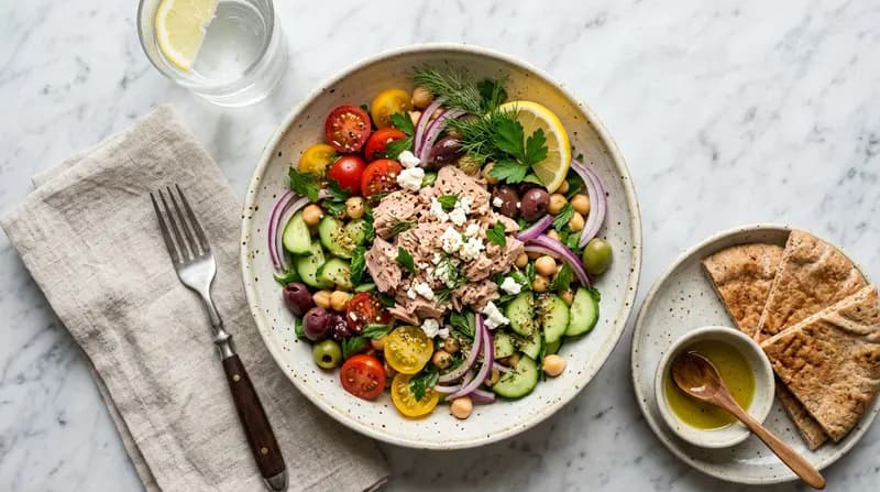 지중해식 참치 샐러드