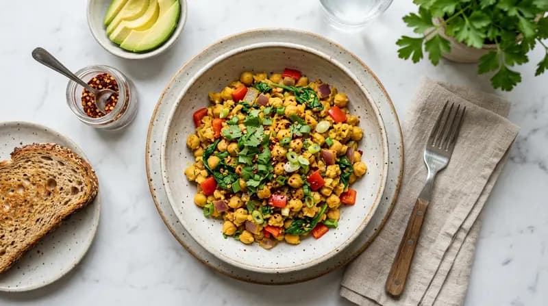 Poêlée de pois chiches savoureuse