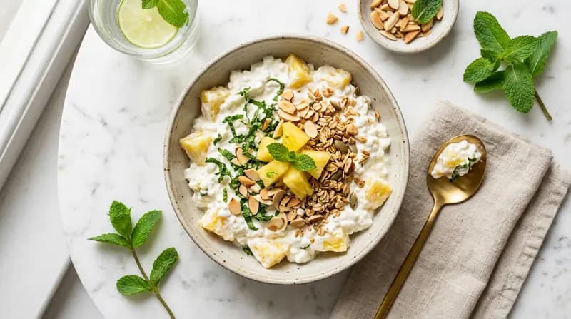 Queso Cottage con Piña