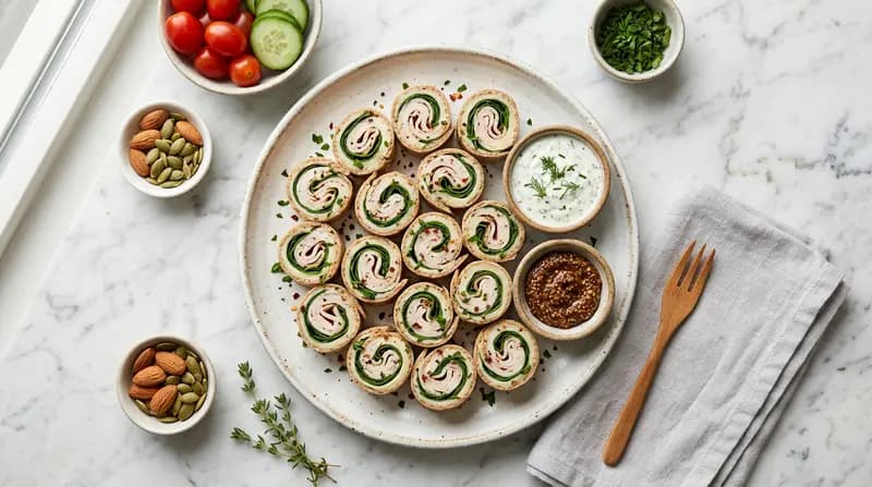 Roulés à la dinde et au fromage