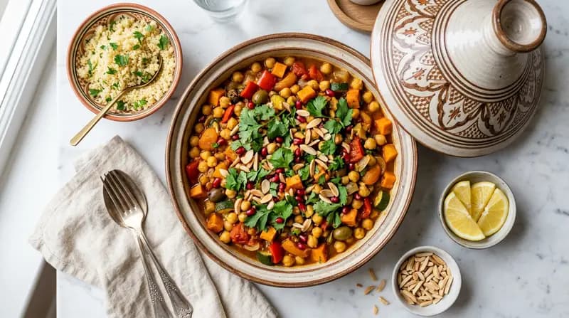 모로코식 병아리콩 타진