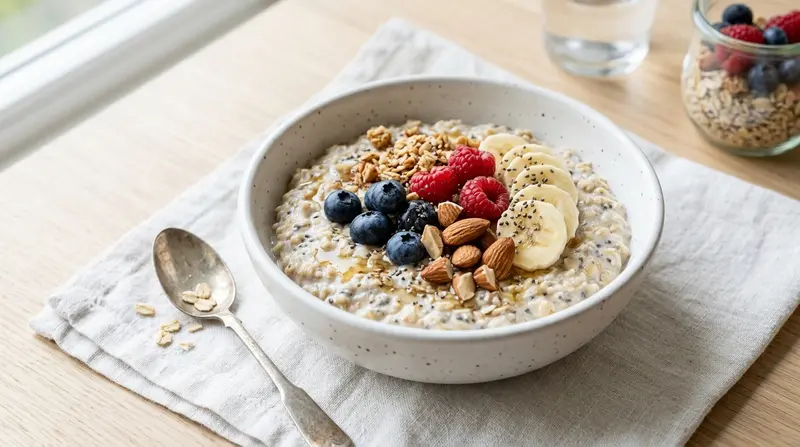 الشوفان المنقوع طوال الليل