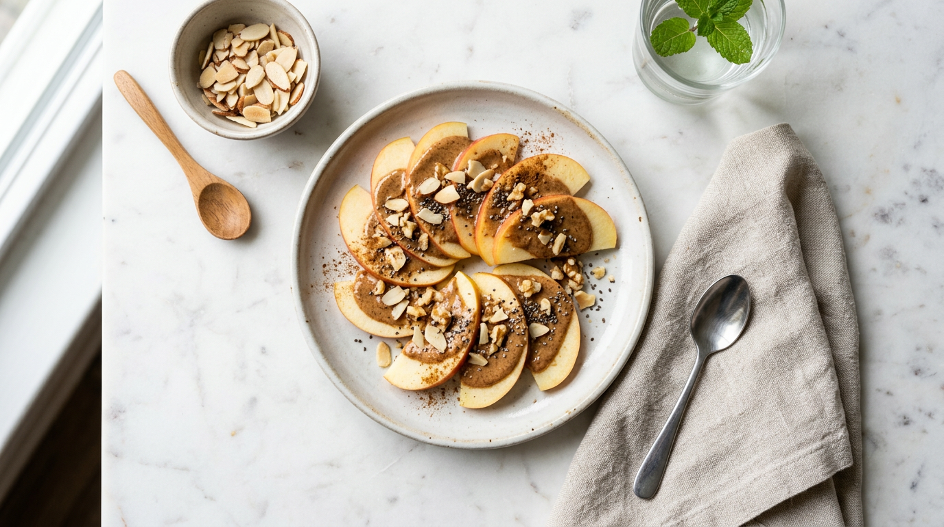 Apple & Almond Butter Snack