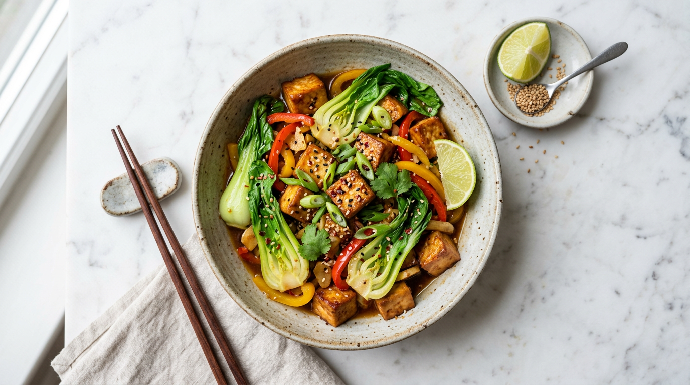 Tofu Stir-fry with Bok Choy
