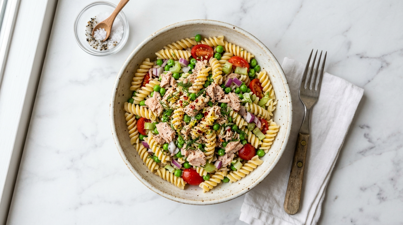 Tuna & Pea Pasta Salad