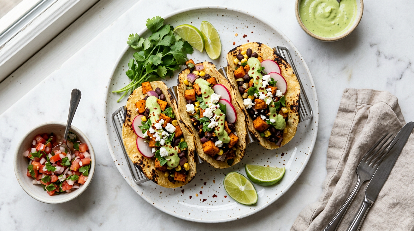 Sweet Potato & Black Bean Tacos