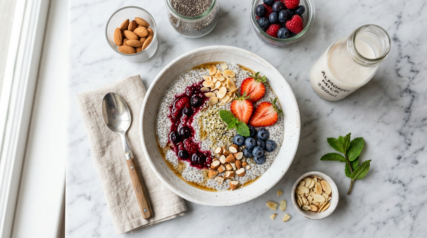 Almond Milk Chia Pudding
