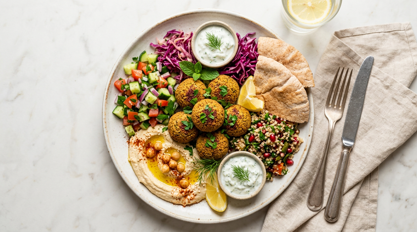 Mediterranean Falafel Plate