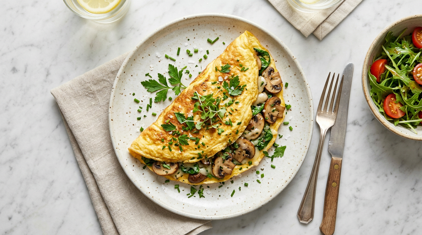 Omelet with Mushrooms