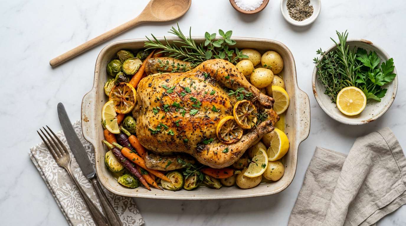 Lemon Herb Roasted Chicken