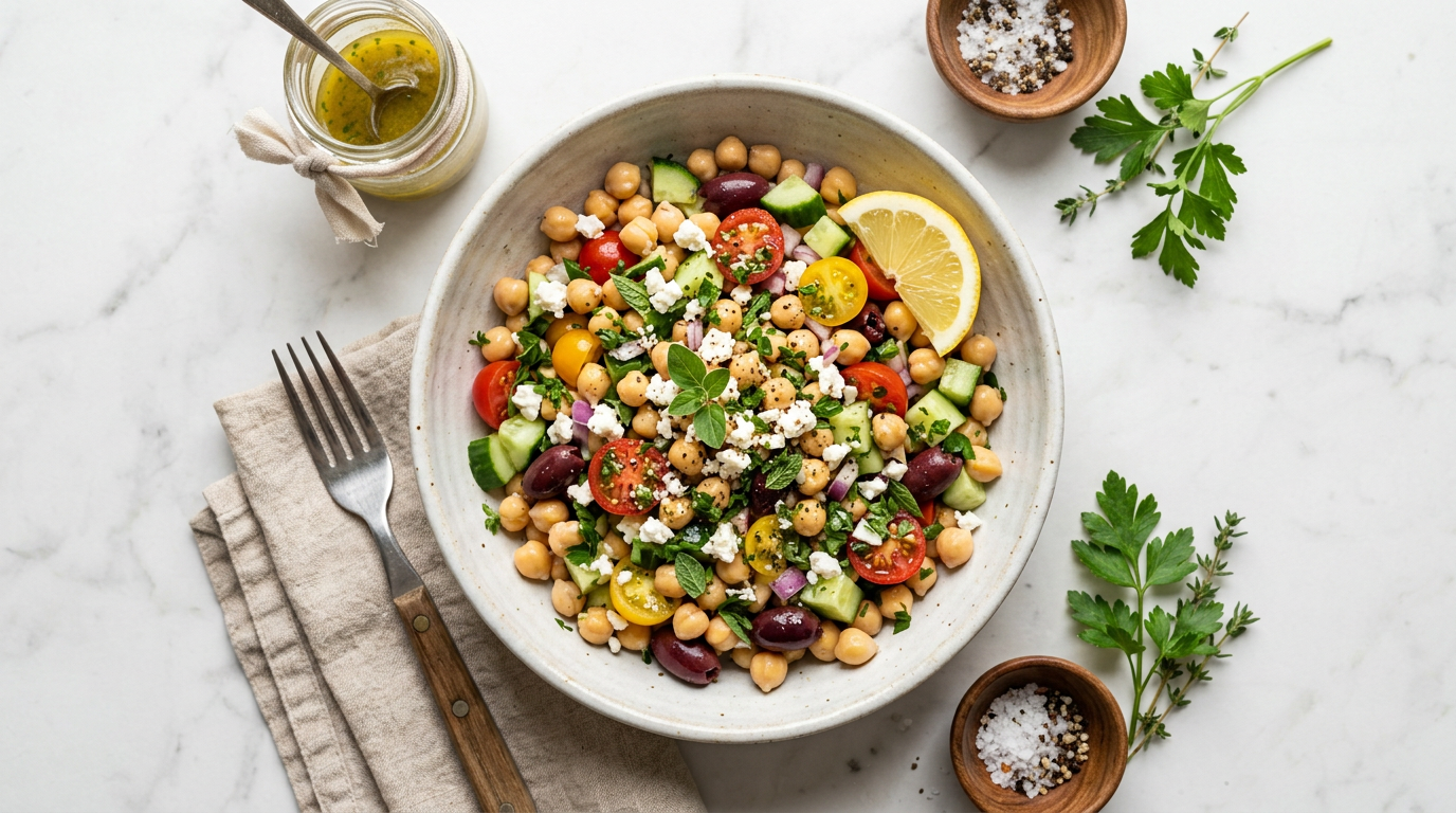 Mediterranean Chickpea Salad