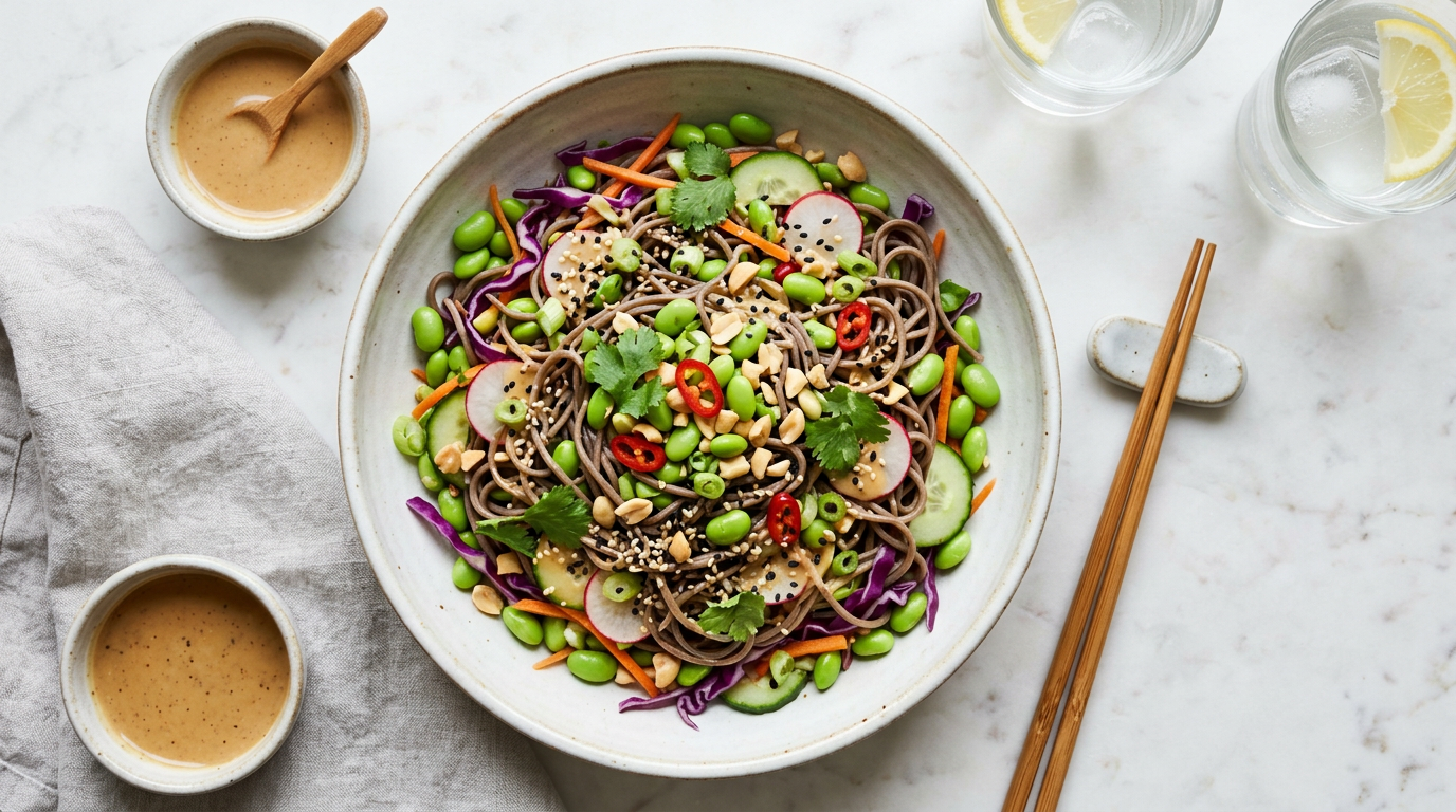 Edamame and Soba Noodle Salad