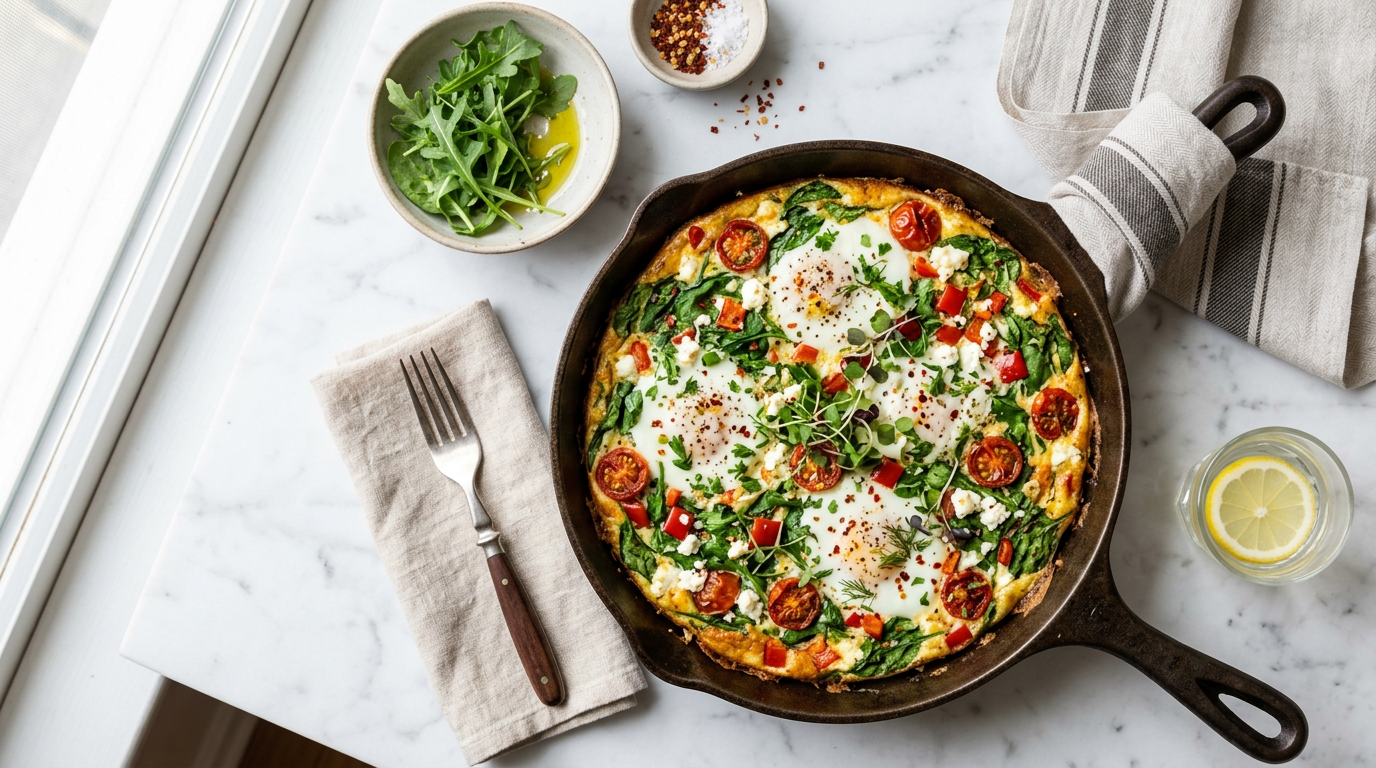 Egg White & Spinach Frittata