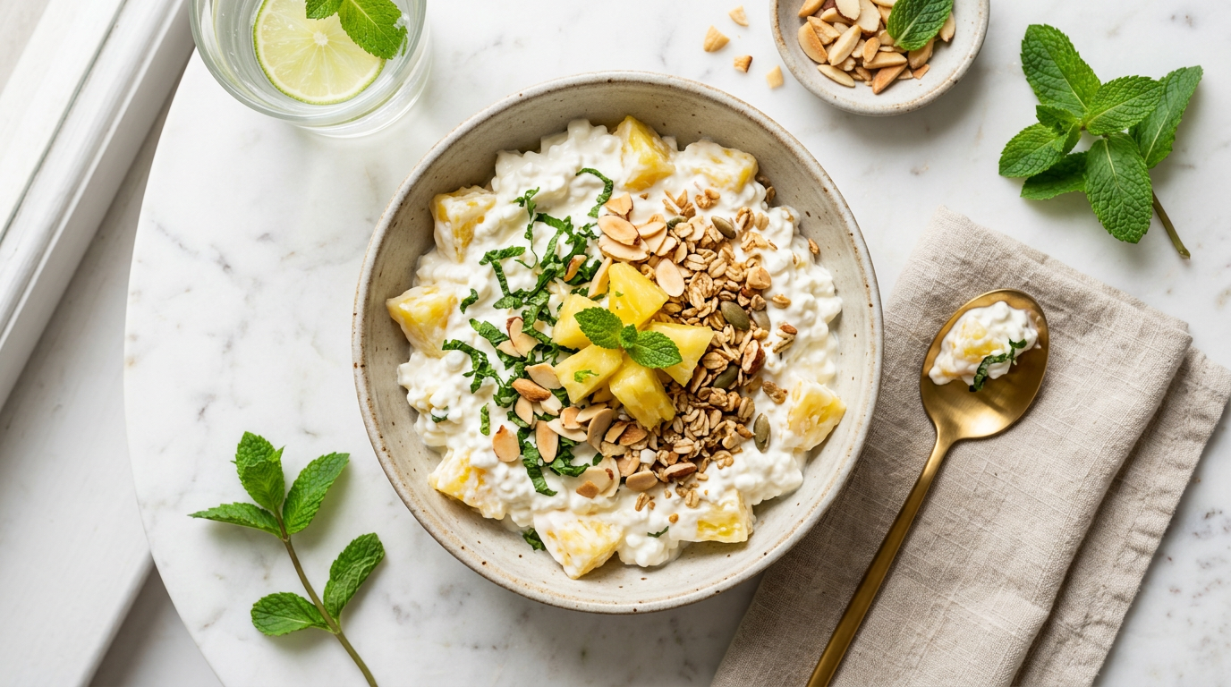 Cottage Cheese and Pineapple