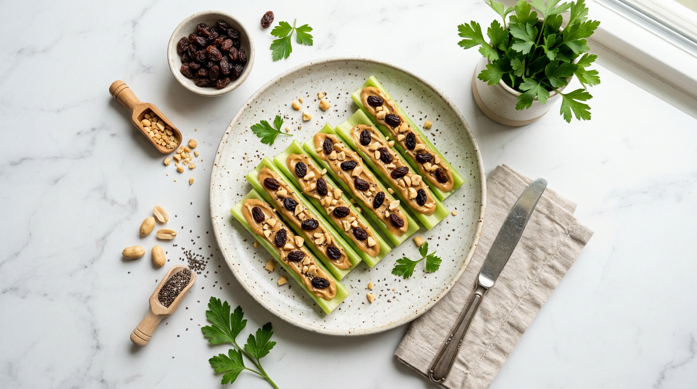 Peanut Butter Celery Sticks