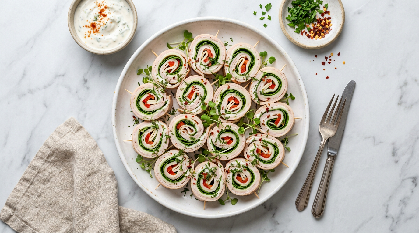 Turkey and Cheese Roll-ups