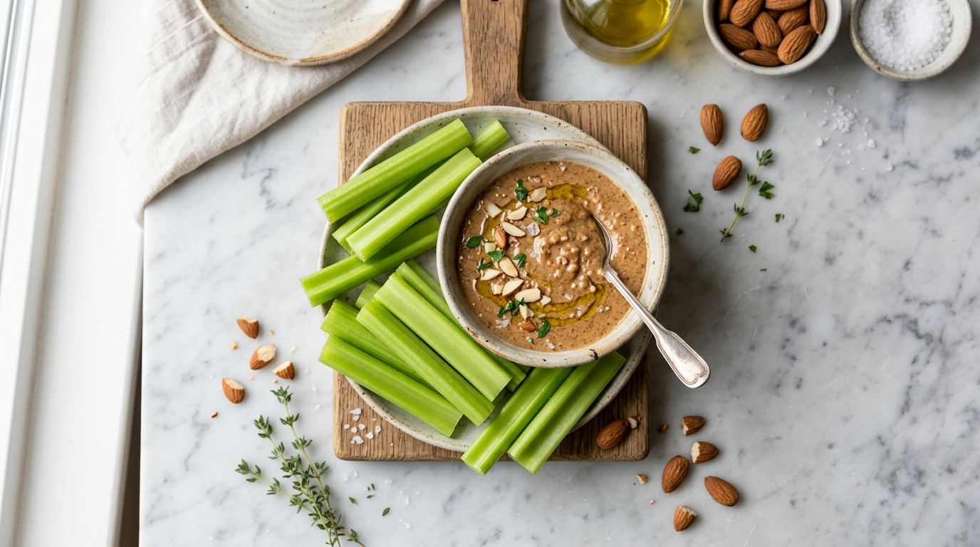 Celery Sticks with Almond Butter