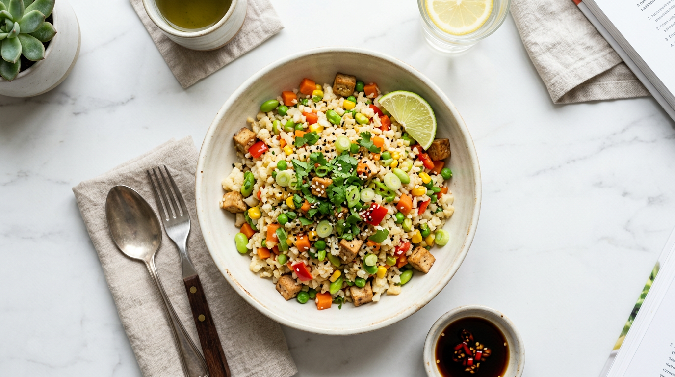 Cauliflower Veggie Fried Rice