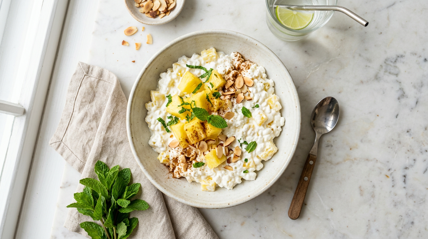 Cottage Cheese with Pineapple