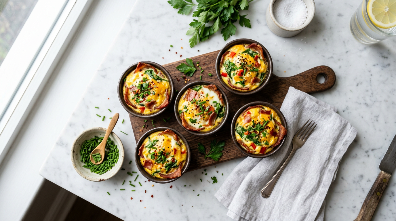 Bacon and Egg Muffins